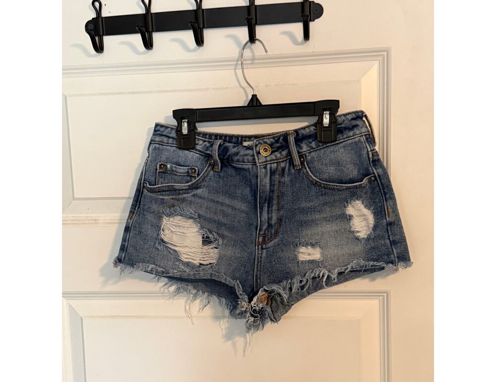 Bullhead denim high rise short shorts juniors 3